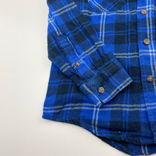 Load image into Gallery viewer, Boys Faded Glory, flannel cotton long sleeve shirt, EUC, size 6-7,  