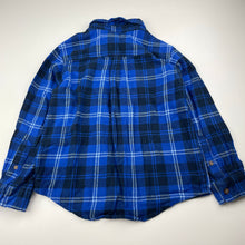 Load image into Gallery viewer, Boys Faded Glory, flannel cotton long sleeve shirt, EUC, size 6-7,  
