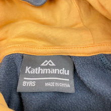 Load image into Gallery viewer, Unisex Kathmandu, fleece lined zip hoodie sweater, discolouration, FUC, size 8,  