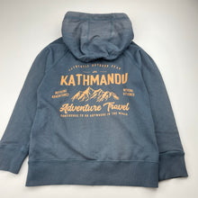 Load image into Gallery viewer, Unisex Kathmandu, fleece lined zip hoodie sweater, discolouration, FUC, size 8,  