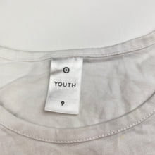Load image into Gallery viewer, Girls Target, white cotton tee / top, EUC, size 9,  