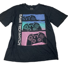 Load image into Gallery viewer, Boys KID, black cotton tee / top, gaming, GUC, size 14,  