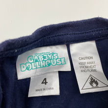 Load image into Gallery viewer, Girls Dreamworks, GABBY'S DOLLHOUSE pyjama top, GUC, size 4,  