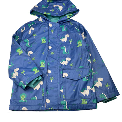 Unisex Lily & Dan, fleece lined waterproof jacket, mark back left sleeve, FUC, size 5,  