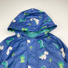 Load image into Gallery viewer, Unisex Lily &amp; Dan, fleece lined waterproof jacket, mark back left sleeve, FUC, size 5,  