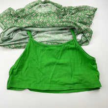 Load image into Gallery viewer, Girls Zara, dual layer mesh floral top, cotton inner, EUC, size 10,  