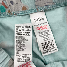Load image into Gallery viewer, Unisex M&amp;S, cotton pyjama top &amp; bottoms, koalas, GUC, size 5,  