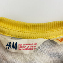 Load image into Gallery viewer, Unisex H&amp;M, Minions fleece lined cotton sweater / jumper, GUC, size 9-10,  
