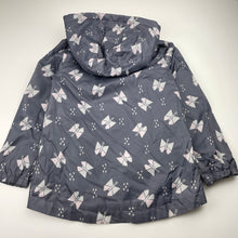 Load image into Gallery viewer, Girls H&amp;T, fleece lined spray jacket / coat, EUC, size 5,  