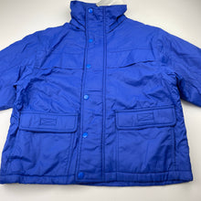 Load image into Gallery viewer, Unisex GOLDEN LEAF, blue fleece lined jacket / coat, NEW, size 5,  