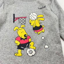 Load image into Gallery viewer, Boys Kaxkal, fleece lined sweater / jumper, basketball, EUC, size 6,  