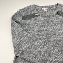 Load image into Gallery viewer, Boys Charlie &amp; Me, grey marle knit sweater / jumper, EUC, size 9,  