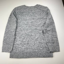 Load image into Gallery viewer, Boys Charlie &amp; Me, grey marle knit sweater / jumper, EUC, size 9,  