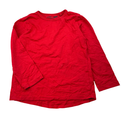 Boys Next, red cotton long sleeve tee / top, GUC, size 4-5,  