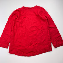 Load image into Gallery viewer, Boys Next, red cotton long sleeve tee / top, GUC, size 4-5,  