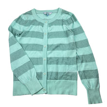 Load image into Gallery viewer, Girls Tilii, lightweight knit cardigan, light marks back hem &amp; right sleeve, FUC, size 10,  