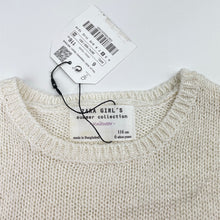 Load image into Gallery viewer, Girls Zara, lightweight knit sweater / jumper, flyaway back, NEW, size 6,  