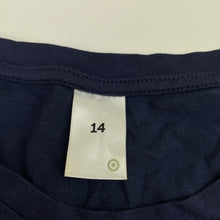 Load image into Gallery viewer, Girls Target, navy cotton long sleeve tee / top, rabbit, EUC, size 14,  