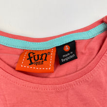 Load image into Gallery viewer, Girls Fun Spirit, cotton long sleeve tee / top, EUC, size 4,  