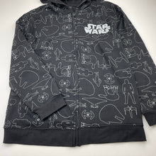 Load image into Gallery viewer, Boys Star Wars, fleece lined zip hoodie sweater, EUC, size 16,  