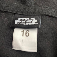 Load image into Gallery viewer, Boys Star Wars, fleece lined zip hoodie sweater, EUC, size 16,  