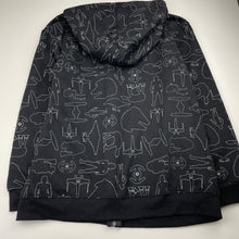 Load image into Gallery viewer, Boys Star Wars, fleece lined zip hoodie sweater, EUC, size 16,  