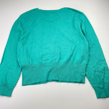 Load image into Gallery viewer, Girls REVIEW, stretchy knit cropped sleeve cardigan, shoulder to cuff: 43cm, GUC, size 12,  