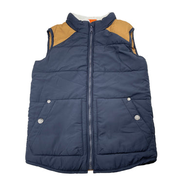 Boys Tilt, navy puffer vest / sleeveless jacket, EUC, size 6,  