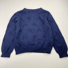 Load image into Gallery viewer, Girls Target, navy knitted cotton cardigan, stars, EUC, size 4,  