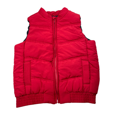 Unisex Cotton On, red puffer vest / sleeveless jacket, EUC, size 5,  