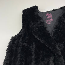 Load image into Gallery viewer, Girls Faded Glory, lined faux fur vest (open style, no fastening), EUC, size 10-12,  