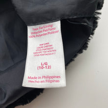 Load image into Gallery viewer, Girls Faded Glory, lined faux fur vest (open style, no fastening), EUC, size 10-12,  