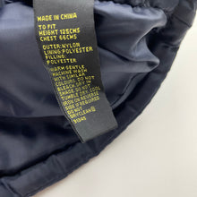 Load image into Gallery viewer, Boys Urban Supply, navy puffer vest / sleeveless jacket, EUC, size 7,  