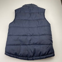Load image into Gallery viewer, Boys Urban Supply, navy puffer vest / sleeveless jacket, EUC, size 7,  