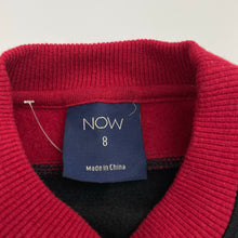 Load image into Gallery viewer, Boys NOW, vintage fleece lined sweater / jumper, MOTOR X, EUC, size 8,  