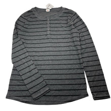 Load image into Gallery viewer, Girls Miss Understood, grey stripe long sleeve tee / top, NEW, size 12,  