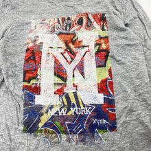 Load image into Gallery viewer, Boys M&amp;S, grey long sleeve tee / top, GUC, size 7-8,  