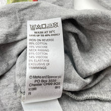 Load image into Gallery viewer, Boys M&amp;S, grey long sleeve tee / top, GUC, size 7-8,  