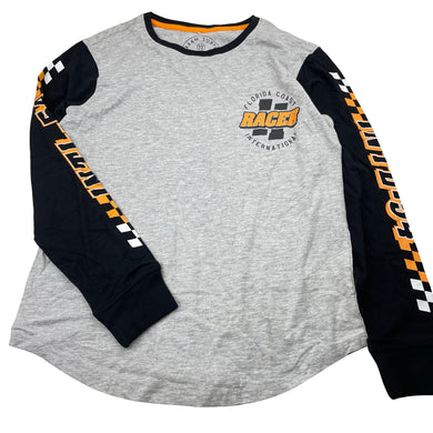 Boys Urban Supply, long sleeve tee / top, racer, EUC, size 12,  