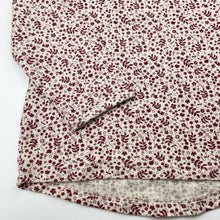 Load image into Gallery viewer, Girls Kid Nature, organic merino wool long sleeve top, small fix left cuff, FUC, size 4,  