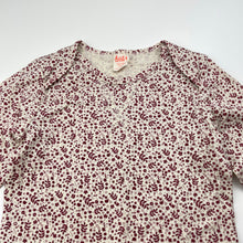 Load image into Gallery viewer, Girls Kid Nature, organic merino wool long sleeve top, small fix left cuff, FUC, size 4,  