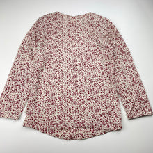 Load image into Gallery viewer, Girls Kid Nature, organic merino wool long sleeve top, small fix left cuff, FUC, size 4,  