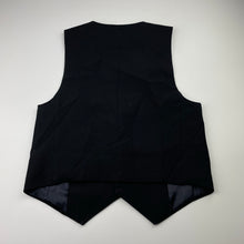 Load image into Gallery viewer, Boys Denis T Fashion, black suit/formal waistcoat/vest, EUC, size 7,  