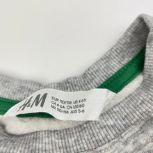Load image into Gallery viewer, Boys H&amp;M, fleece lined sweater / jumper, dinosaur, EUC, size 5-6,  