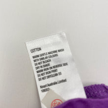 Load image into Gallery viewer, Girls H&amp;T, purple cotton long sleeve top, panda, NEW, size 4,  