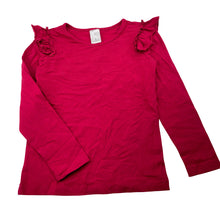 Load image into Gallery viewer, Girls Target, red stretchy long sleeve top, EUC, size 6,  