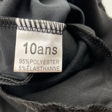 Load image into Gallery viewer, Girls black, stretchy faux suede jacket, EUC, size 10,  