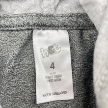 Load image into Gallery viewer, Boys H&amp;T, long sleeve hooded tee / top, EUC, size 4,  