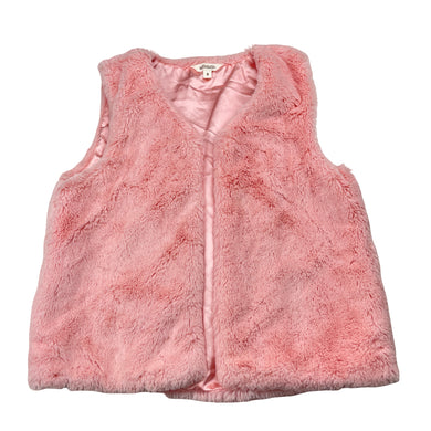 Girls Milkshake, lined faux fur vest, open style no fastening, EUC, size 8,  