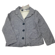 Load image into Gallery viewer, Girls Target, navy stripe knit cotton blazer / jacket, NEW, size 4,  